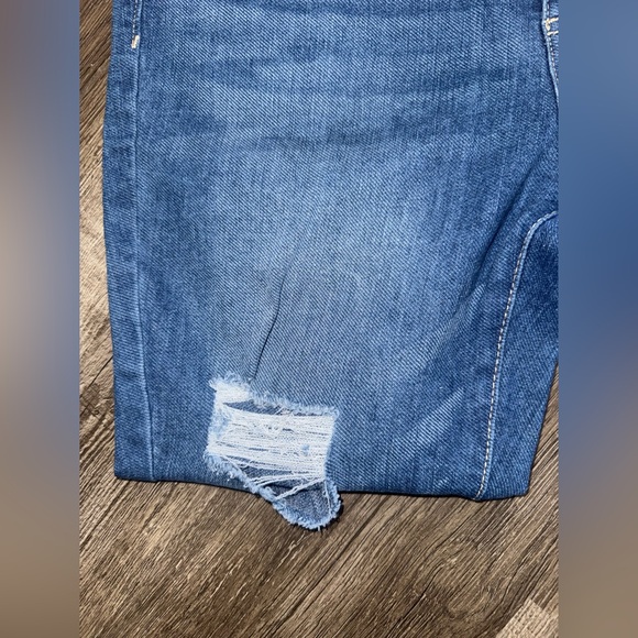 d. jeans Women’s Distressed Classic Blue Denim Skinny Jeans Size 12 - Picture 5 of 8